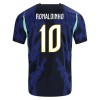 Maillot de Supporter Brésil Ronaldinho 10 Extérieur Coupe du Monde 2026 Pour Homme
