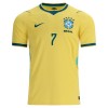 Maillot de Supporter Brésil Vini JR. 7 Domicile Coupe du Monde 2026 Pour Homme