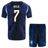 Maillot de Supporter Brésil Vini JR. 7 Extérieur Coupe du Monde 2026 Pour Enfant