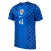 Maillot de Supporter Croatie Gvardiol 4 Extérieur Coupe du Monde 2026 Pour Homme
