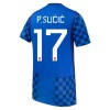Maillot de Supporter Croatie P. Sucic 17 Extérieur Coupe du Monde 2026 Pour Homme
