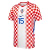 Maillot de Supporter Croatie Pasalic 15 Domicile Coupe du Monde 2026 Pour Homme