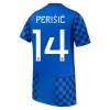 Maillot de Supporter Croatie Perišić 14 Extérieur Coupe du Monde 2026 Pour Enfant