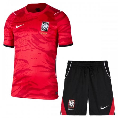 Maillot de Supporter Corée du Sud Domicile Coupe du Monde 2026 Pour Enfant Maillot de Supporter Corée du Sud Domicile Coupe du Monde 2026 Pour Enfant