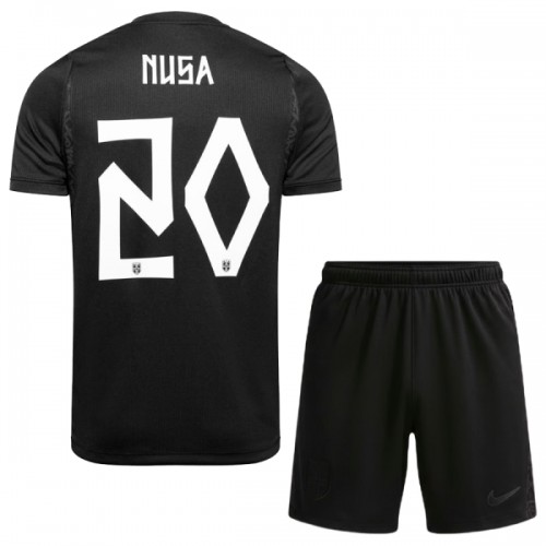 Maillot de Supporter Norvège Nusa 20 Extérieur Coupe du Monde 2026 Pour Enfant Maillot de Supporter Norvège Nusa 20 Extérieur Coupe du Monde 2026 Pour Enfant