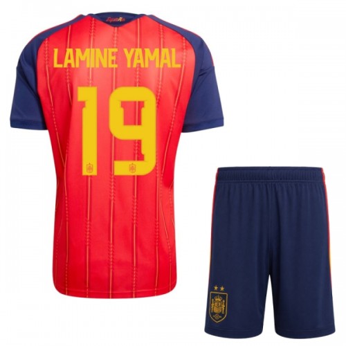 Maillot de Supporter Espagne 2 Stars Lamine Yamal 19 Domicile Coupe du Monde 2026 Pour Enfant Maillot de Supporter Espagne 2 Stars Lamine Yamal 19 Domicile Coupe du Monde 2026 Pour Enfant