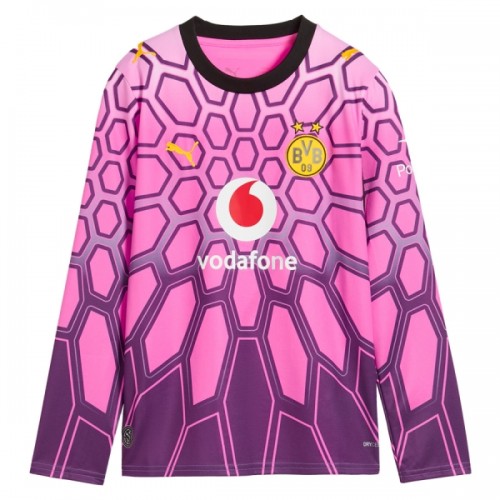 Maillot de Gardien à Manches Longues Borussia Dortmund Extérieur 2026-27 Rose Pour Homme Maillot de Gardien à Manches Longues Borussia Dortmund Extérieur 2026-27 Rose Pour Homme