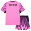 Maillot de Gardien Borussia Dortmund Extérieur 2026-27 Rose Pour Enfant