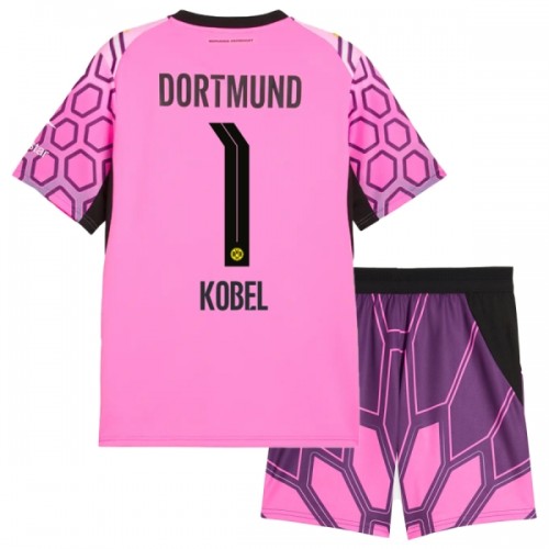 Maillot de Gardien Borussia Dortmund Kobel 1 Extérieur 2026-27 Rose Pour Enfant Maillot de Gardien Borussia Dortmund Kobel 1 Extérieur 2026-27 Rose Pour Enfant