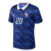 Maillot de Supporter France Desire Doue 20 Domicile Coupe du Monde 2026 Pour Homme
