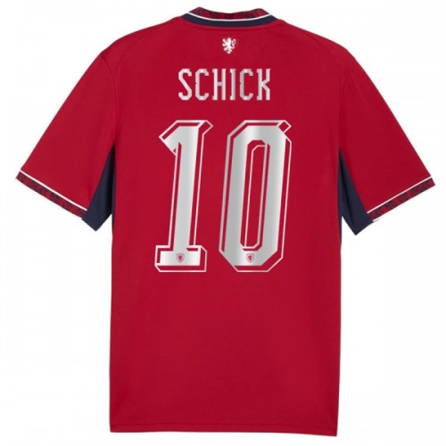 Maillot de Supporter République Tchèque Schick 10 Domicile Coupe du Monde 2026 Pour Homme Maillot de Supporter République Tchèque Schick 10 Domicile Coupe du Monde 2026 Pour Homme