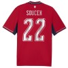 Maillot de Supporter République Tchèque Soucek 22 Domicile Coupe du Monde 2026 Pour Homme Maillot de Supporter République Tchèque Soucek 22 Domicile Coupe du Monde 2026 Pour Homme
