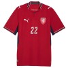 Maillot de Supporter République Tchèque Soucek 22 Domicile Coupe du Monde 2026 Pour Homme