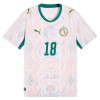 Maillot de Supporter Sénégal Sarr 18 Domicile Coupe du Monde 2026 Pour Homme
