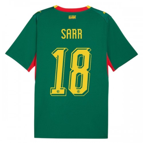 Maillot de Supporter Sénégal Sarr 18 Extérieur Coupe du Monde 2026 Pour Homme Maillot de Supporter Sénégal Sarr 18 Extérieur Coupe du Monde 2026 Pour Homme