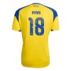 Maillot de Supporter Suède Ayari 18 Domicile Coupe du Monde 2026 Pour Homme Maillot de Supporter Suède Ayari 18 Domicile Coupe du Monde 2026 Pour Homme