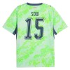 Maillot de Supporter Suisse Djibril Sow 15 Extérieur Coupe du Monde 2026 Pour Homme Maillot de Supporter Suisse Djibril Sow 15 Extérieur Coupe du Monde 2026 Pour Homme
