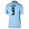 Maillot de Supporter Uruguay Luis Suarez 9 Domicile Coupe du Monde 2026 Pour Homme