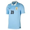 Maillot de Supporter Uruguay Maximiliano Araujo 20 Domicile Coupe du Monde 2026 Pour Homme