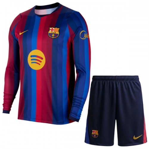 Maillot à Manches Longues FC Barcelone Domicile 2026-27 Pour Enfant Maillot à Manches Longues FC Barcelone Domicile 2026-27 Pour Enfant