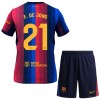Maillot de Supporter FC Barcelone Frenkie de Jong 21 Domicile 2026-27 Pour Enfant Maillot de Supporter FC Barcelone Frenkie de Jong 21 Domicile 2026-27 Pour Enfant