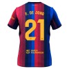 Maillot de Supporter FC Barcelone Frenkie de Jong 21 Domicile 2026-27 Pour Homme Maillot de Supporter FC Barcelone Frenkie de Jong 21 Domicile 2026-27 Pour Homme