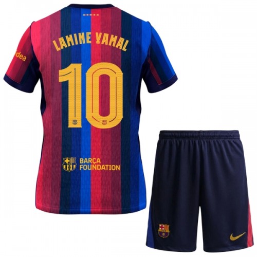 Maillot de Supporter FC Barcelone Lamine Yamal 10 Domicile 2026-27 Pour Enfant Maillot de Supporter FC Barcelone Lamine Yamal 10 Domicile 2026-27 Pour Enfant
