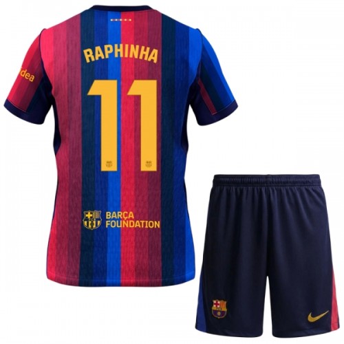 Maillot de Supporter FC Barcelone Raphinha 11 Domicile 2026-27 Pour Enfant Maillot de Supporter FC Barcelone Raphinha 11 Domicile 2026-27 Pour Enfant