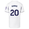 Maillot de Supporter Tottenham Hotspur Kudus 20 Domicile 2026-27 Pour Enfant