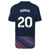 Maillot de Supporter Tottenham Hotspur Kudus 20 Extérieur 2026-27 Pour Homme