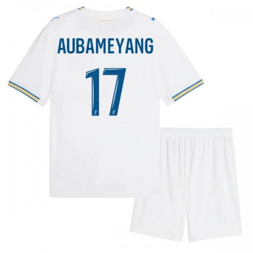 Maillot de Supporter Olympique de Marseille Aubameyang 17 Domicile 2026-27 Pour Enfant Maillot de Supporter Olympique de Marseille Aubameyang 17 Domicile 2026-27 Pour Enfant