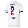 Maillot de Supporter Paris Saint-Germain Hakimi 2 Extérieur 2026-27 Pour Homme