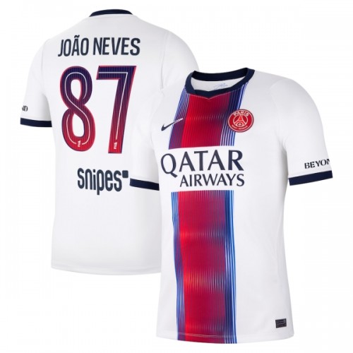 Maillot de Supporter Paris Saint-Germain Joao Neves 87 Extérieur 2026-27 Pour Homme Maillot de Supporter Paris Saint-Germain Joao Neves 87 Extérieur 2026-27 Pour Homme