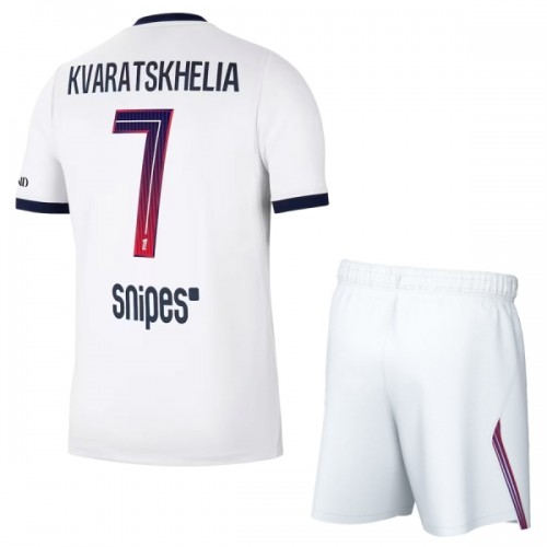 Maillot de Supporter Paris Saint-Germain Kvaratskhelia 7 Extérieur 2026-27 Pour Enfant Maillot de Supporter Paris Saint-Germain Kvaratskhelia 7 Extérieur 2026-27 Pour Enfant