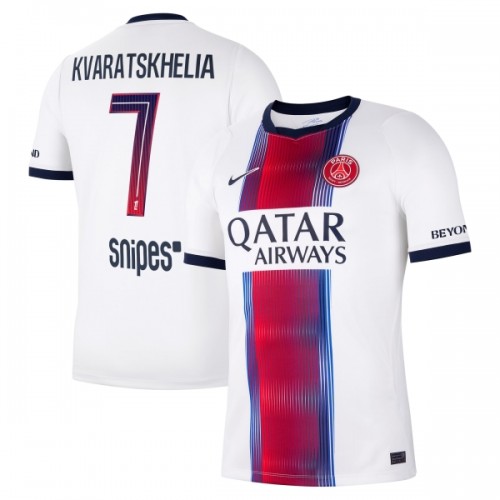 Maillot de Supporter Paris Saint-Germain Kvaratskhelia 7 Extérieur 2026-27 Pour Homme Maillot de Supporter Paris Saint-Germain Kvaratskhelia 7 Extérieur 2026-27 Pour Homme