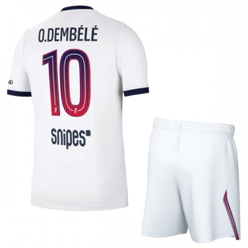 Maillot de Supporter Paris Saint-Germain O. Dembele 10 Extérieur 2026-27 Pour Enfant Maillot de Supporter Paris Saint-Germain O. Dembele 10 Extérieur 2026-27 Pour Enfant