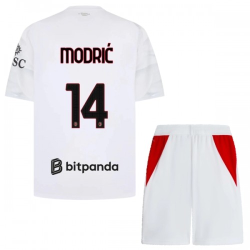 Maillot de Supporter AC Milan Modrić 14 Extérieur 2026-27 Pour Enfant Maillot de Supporter AC Milan Modrić 14 Extérieur 2026-27 Pour Enfant