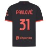 Maillot de Supporter AC Milan Pavlovic 31 Troisième 2026-27 Pour Homme Maillot de Supporter AC Milan Pavlovic 31 Troisième 2026-27 Pour Homme