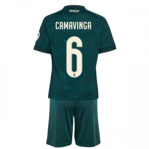 Maillot de Supporter Real Madrid Camavinga 6 Extérieur 2026-27 Pour Enfant Maillot de Supporter Real Madrid Camavinga 6 Extérieur 2026-27 Pour Enfant