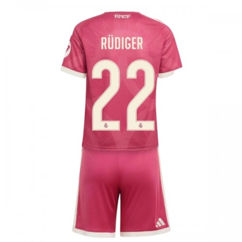 Maillot de Supporter Real Madrid Rudiger 22 Troisième 2026-27 Pour Enfant Maillot de Supporter Real Madrid Rudiger 22 Troisième 2026-27 Pour Enfant