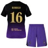 Maillot de Supporter FC Barcelone Rodrigo 16 Extérieur 2026-27 Pour Enfant