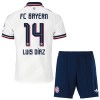 Maillot de Supporter FC Bayern Munich Luis Diaz 14 Extérieur 2026-27 Pour Enfant