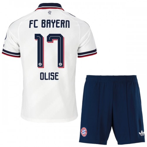 Maillot de Supporter FC Bayern Munich Olise 17 Extérieur 2026-27 Pour Enfant Maillot de Supporter FC Bayern Munich Olise 17 Extérieur 2026-27 Pour Enfant