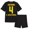 Maillot de Supporter Borussia Dortmund N. Schlotterbeck 4 Extérieur 2026-27 Pour Enfant Maillot de Supporter Borussia Dortmund N. Schlotterbeck 4 Extérieur 2026-27 Pour Enfant