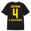 Maillot de Supporter Borussia Dortmund N. Schlotterbeck 4 Extérieur 2026-27 Pour Homme Maillot de Supporter Borussia Dortmund N. Schlotterbeck 4 Extérieur 2026-27 Pour Homme