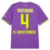 Maillot de Supporter Borussia Dortmund N. Schlotterbeck 4 Troisième 2026-27 Pour Homme Maillot de Supporter Borussia Dortmund N. Schlotterbeck 4 Troisième 2026-27 Pour Homme
