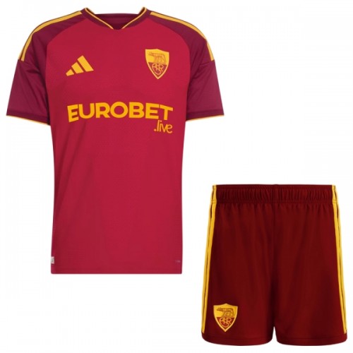 Maillot de Supporter AS Roma Domicile 2026-27 Pour Enfant Maillot de Supporter AS Roma Domicile 2026-27 Pour Enfant