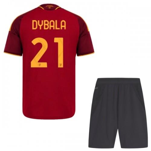 Maillot de Supporter AS Roma Dybala 21 Domicile 2026-27 Pour Enfant Maillot de Supporter AS Roma Dybala 21 Domicile 2026-27 Pour Enfant