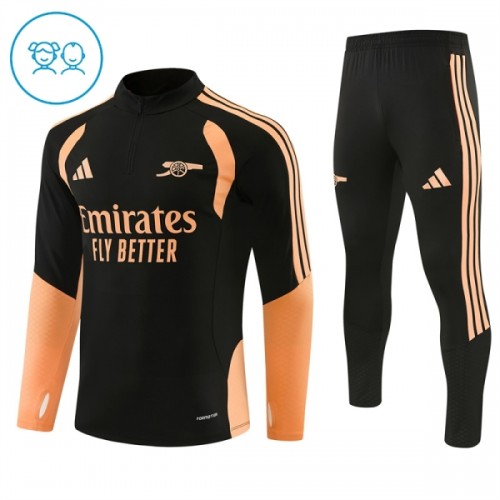 Arsenal Sweat d'Entraînement Quarter-Zip 2026-27 Noire Pour Enfant Arsenal Sweat d'Entraînement Quarter-Zip 2026-27 Noire Pour Enfant
