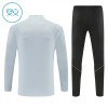 Barcelone Sweat d'Entraînement Quarter-Zip 2026-27 Blanche Pour Enfant